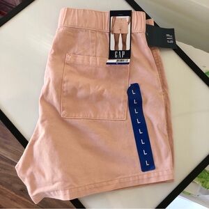 GAP Blush Pink Twill Shorts, NWT